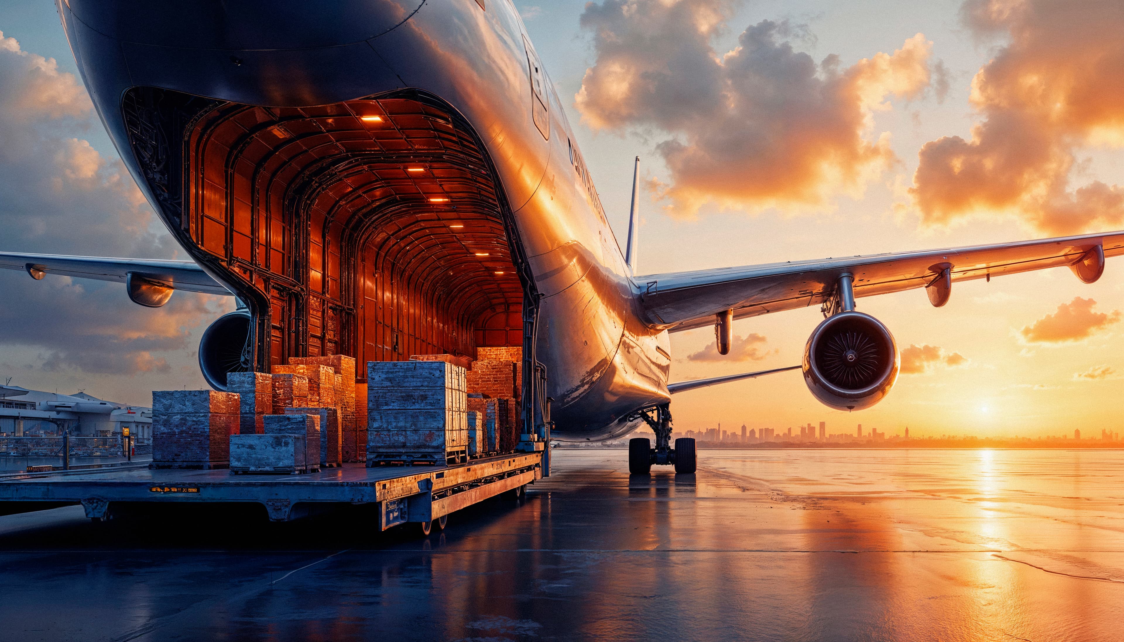 Air freight cargo loading