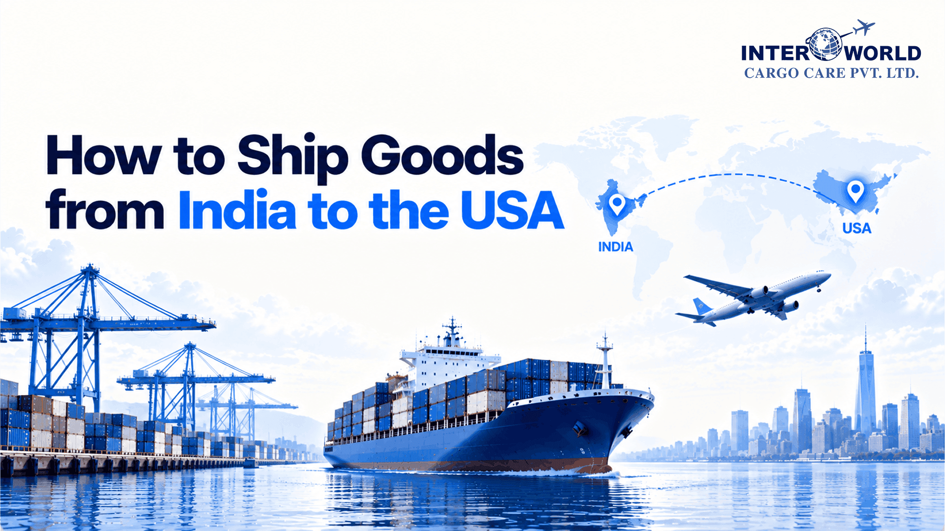How to Ship Goods from India to the USA